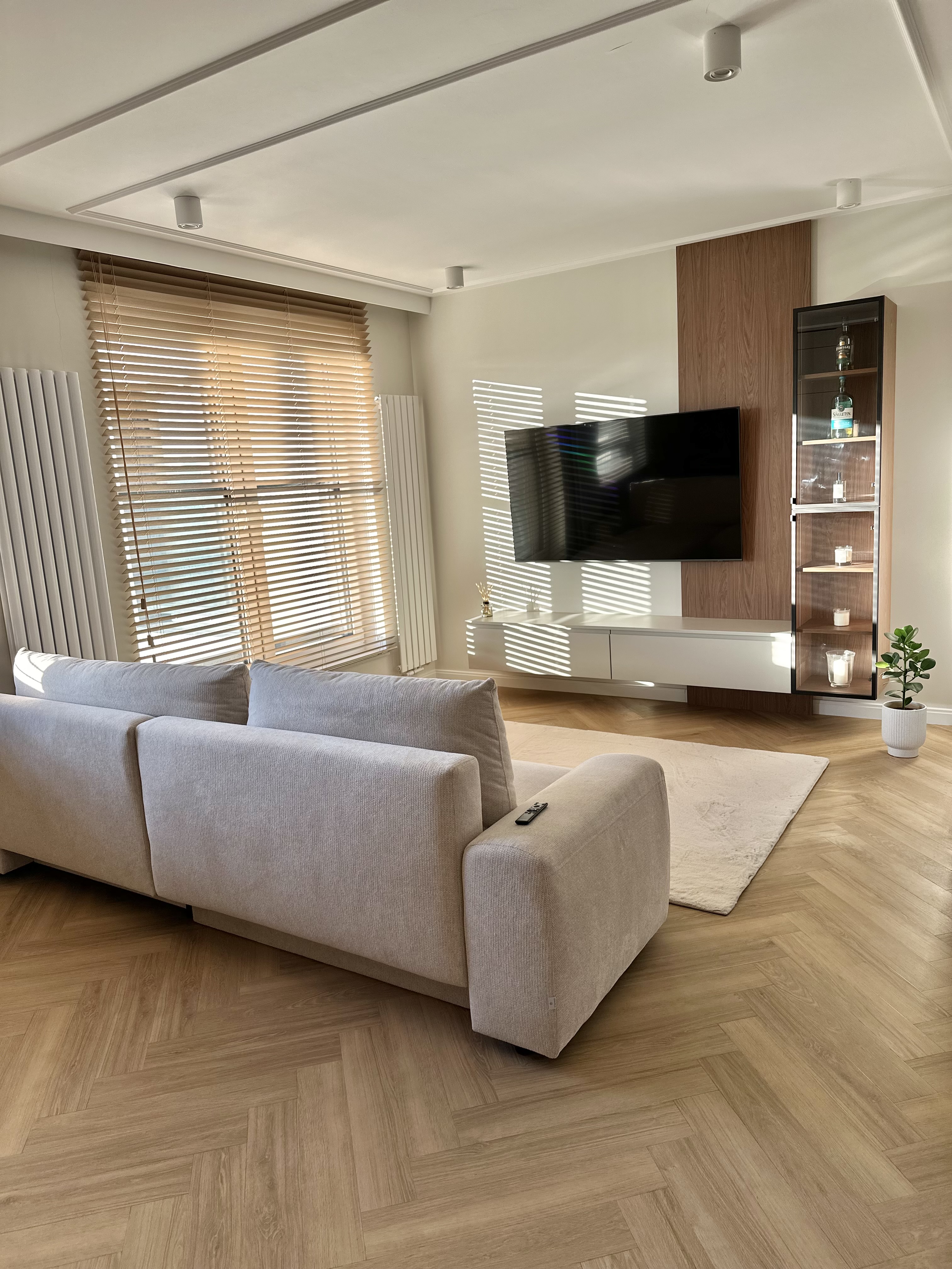 Elegancki salon po remoncie